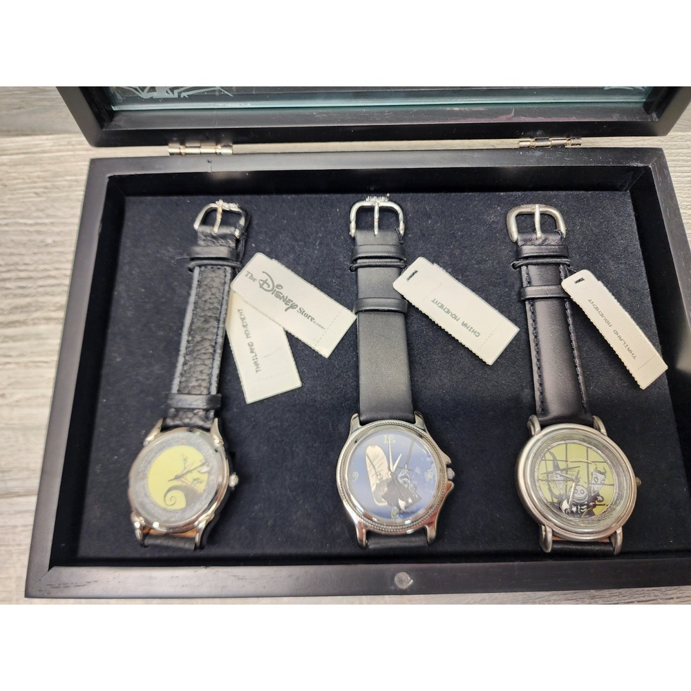 Disney Gallery Nightmare Before Christmas Limited Edition 3 Watch Set #1385/1500 - Picture 3 of 16